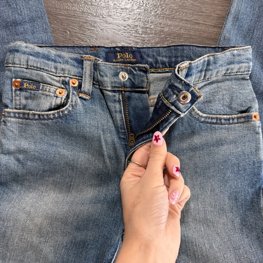 Vintage Ralph Lauren Kids Denim Straight Leg Jeans Pants 6